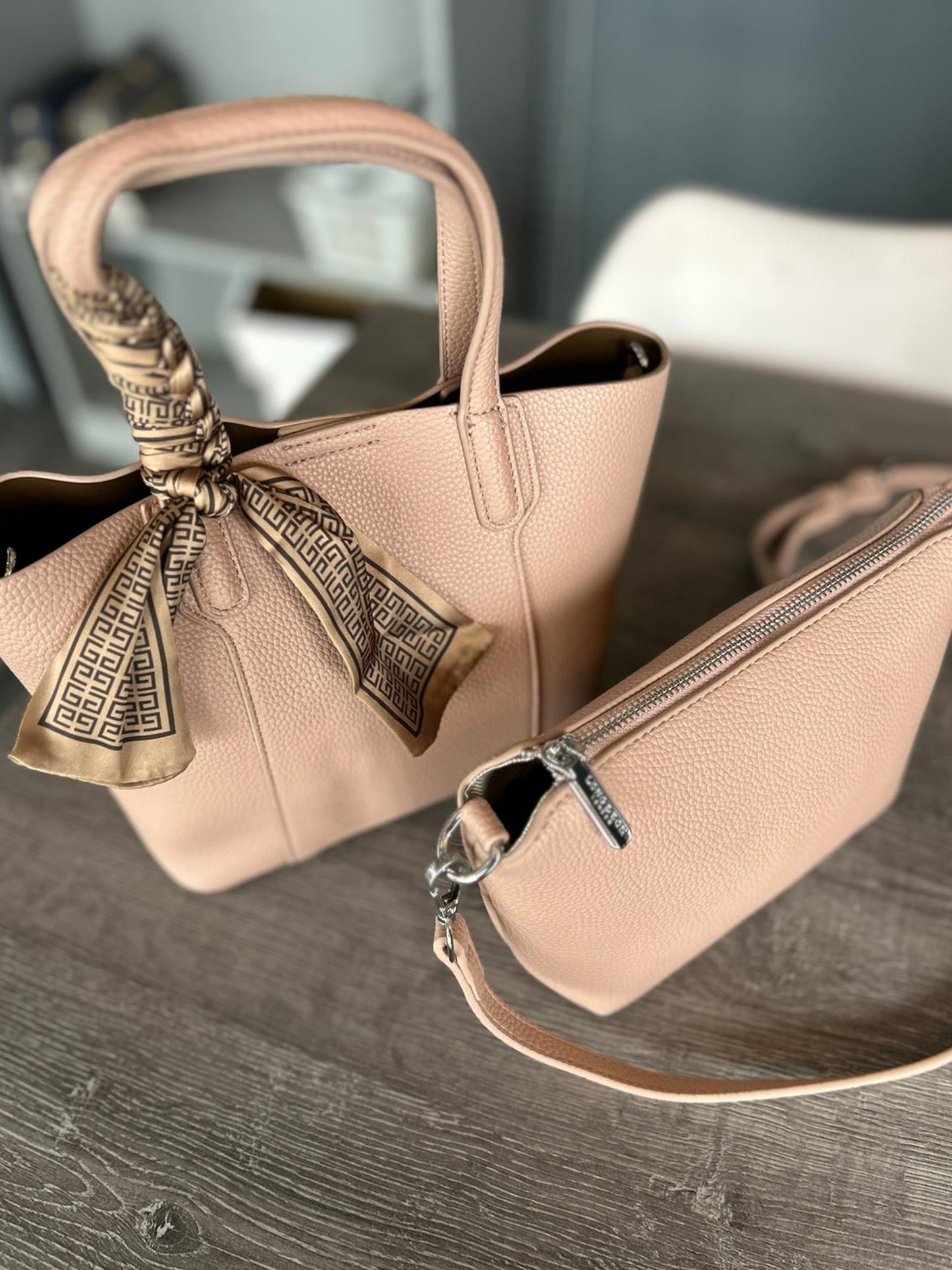 Lily - Soft Faux Leather 2 Bag Set