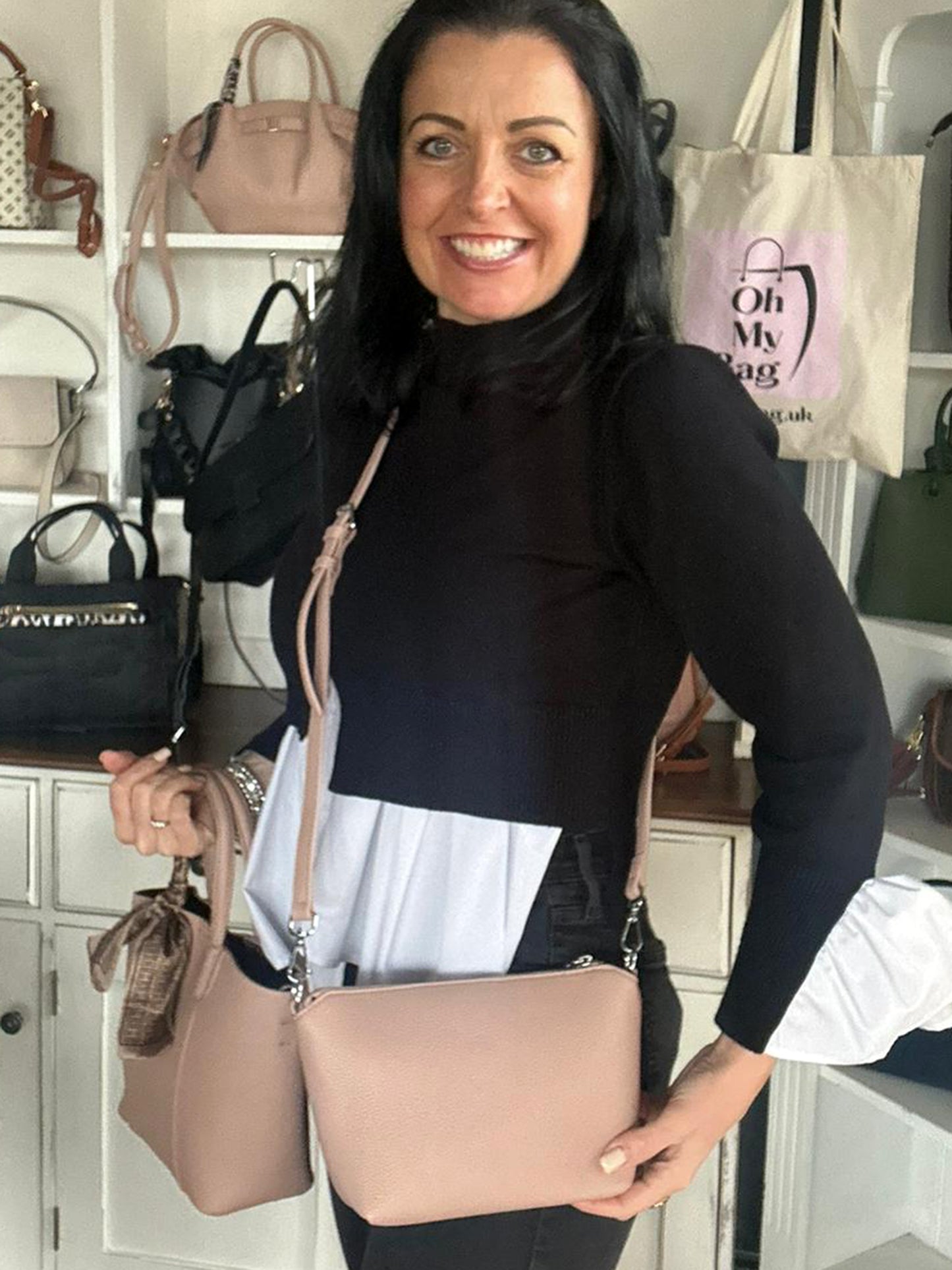 Lily - Soft Faux Leather 2 Bag Set