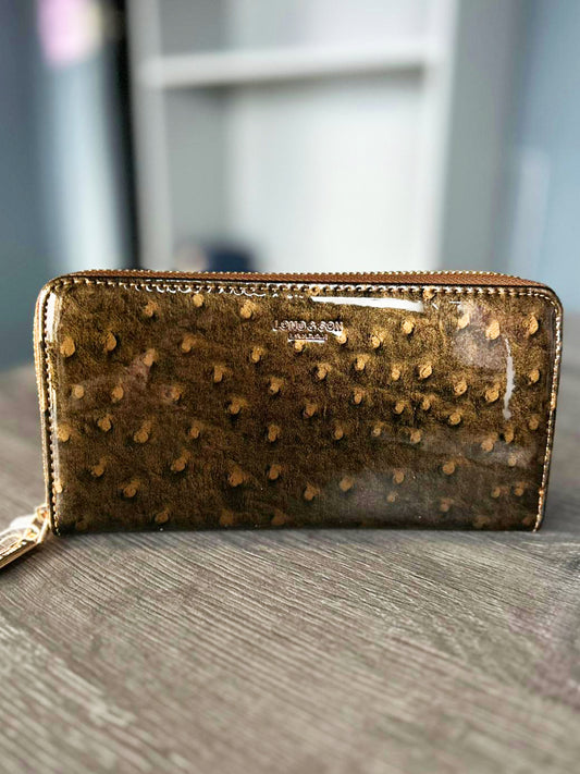 LeQueen - High Shine PVC Slim Purse