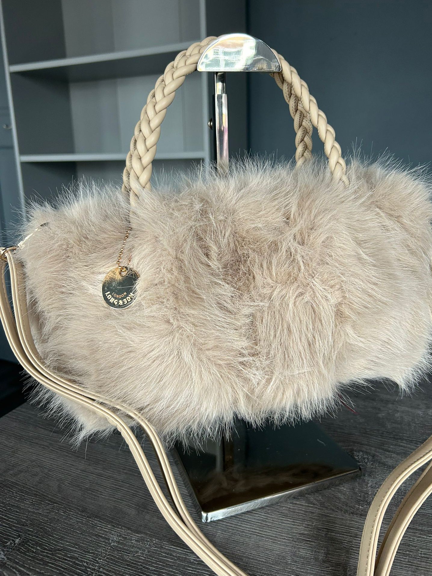 Maddison - Faux fur small crossbody bag