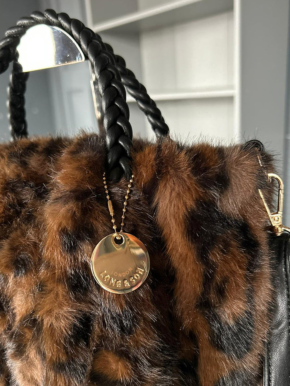 Maddison - Faux fur small crossbody bag