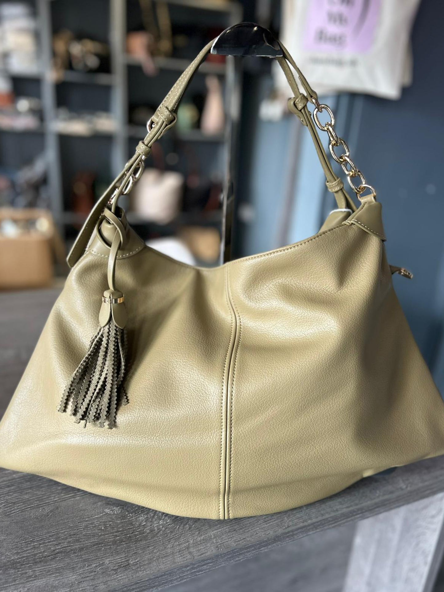 The Maddison - Soft Faux Leather Slouch Shoulder Bag