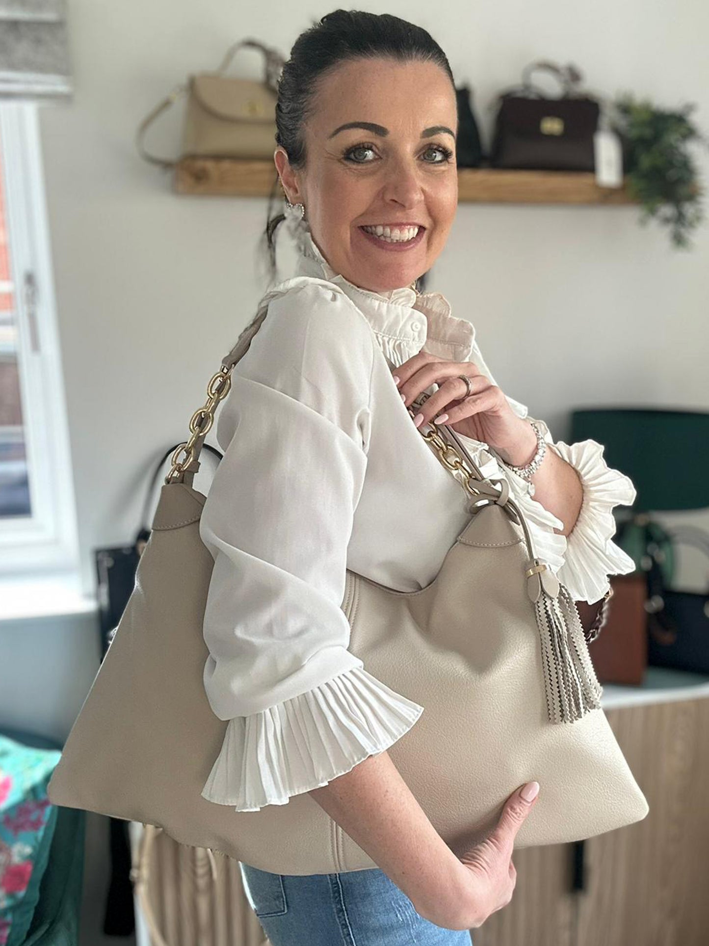 The Maddison - Soft Faux Leather Slouch Shoulder Bag
