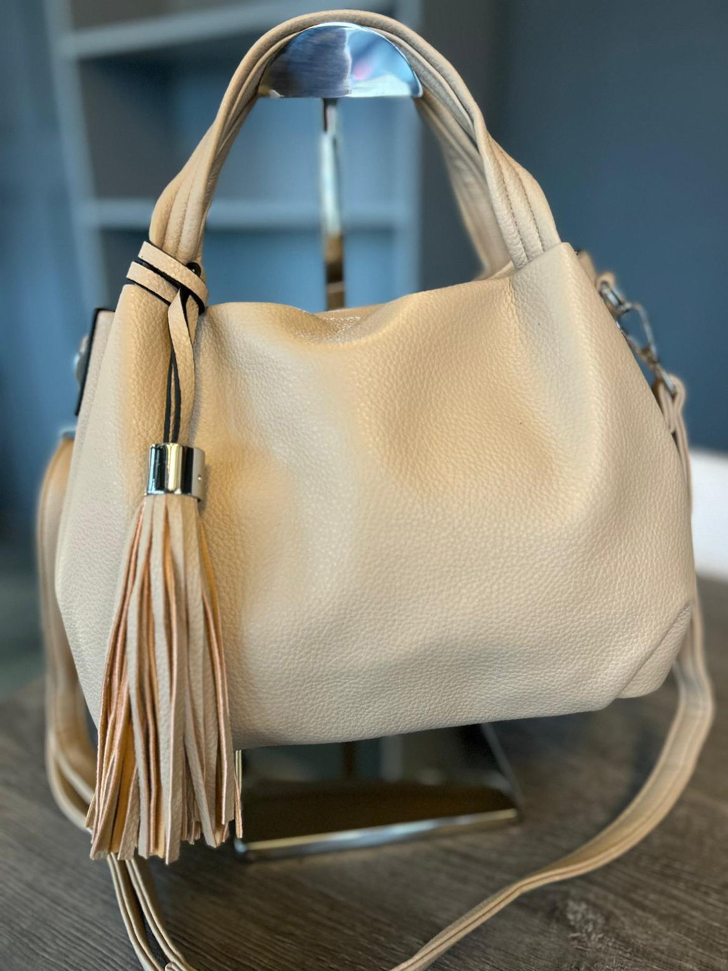 Mia - Faux Leather Soft Grab / Crossbody Bag