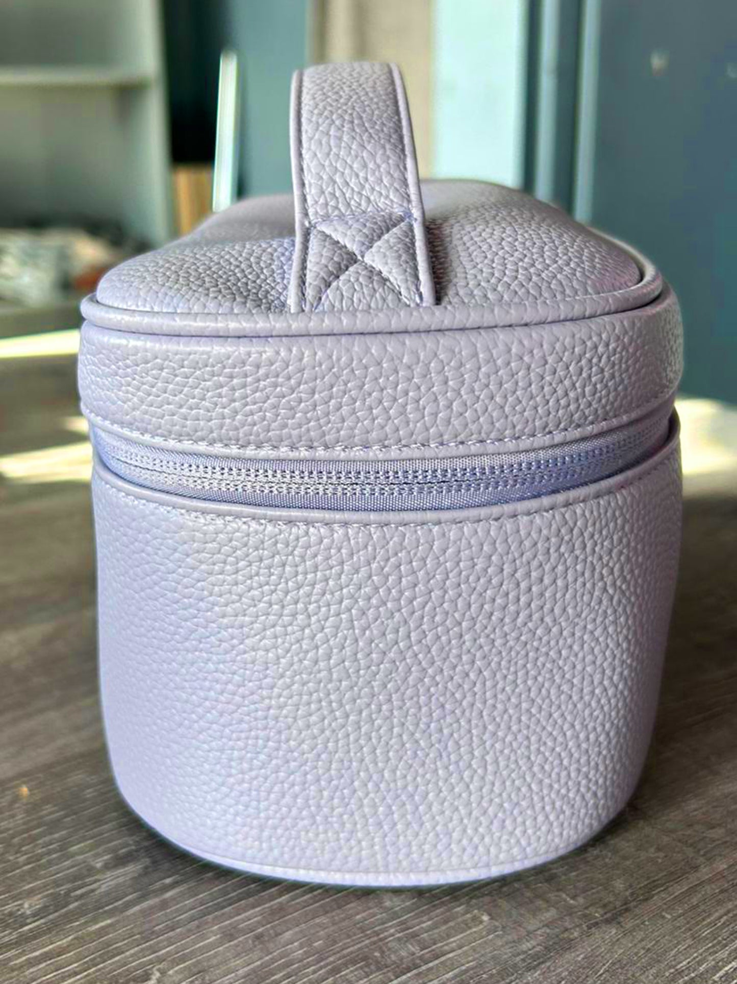 Nancy - Faux Leather Cosmetics Bag
