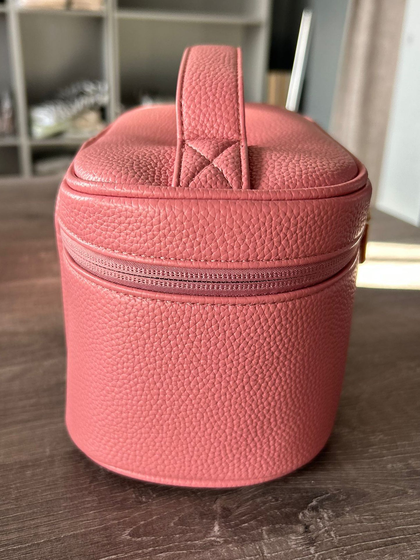 Nancy - Faux Leather Cosmetics Bag
