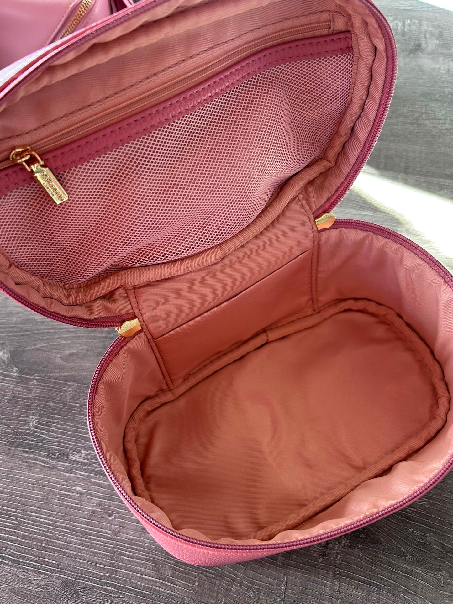 Nancy - Faux Leather Cosmetics Bag