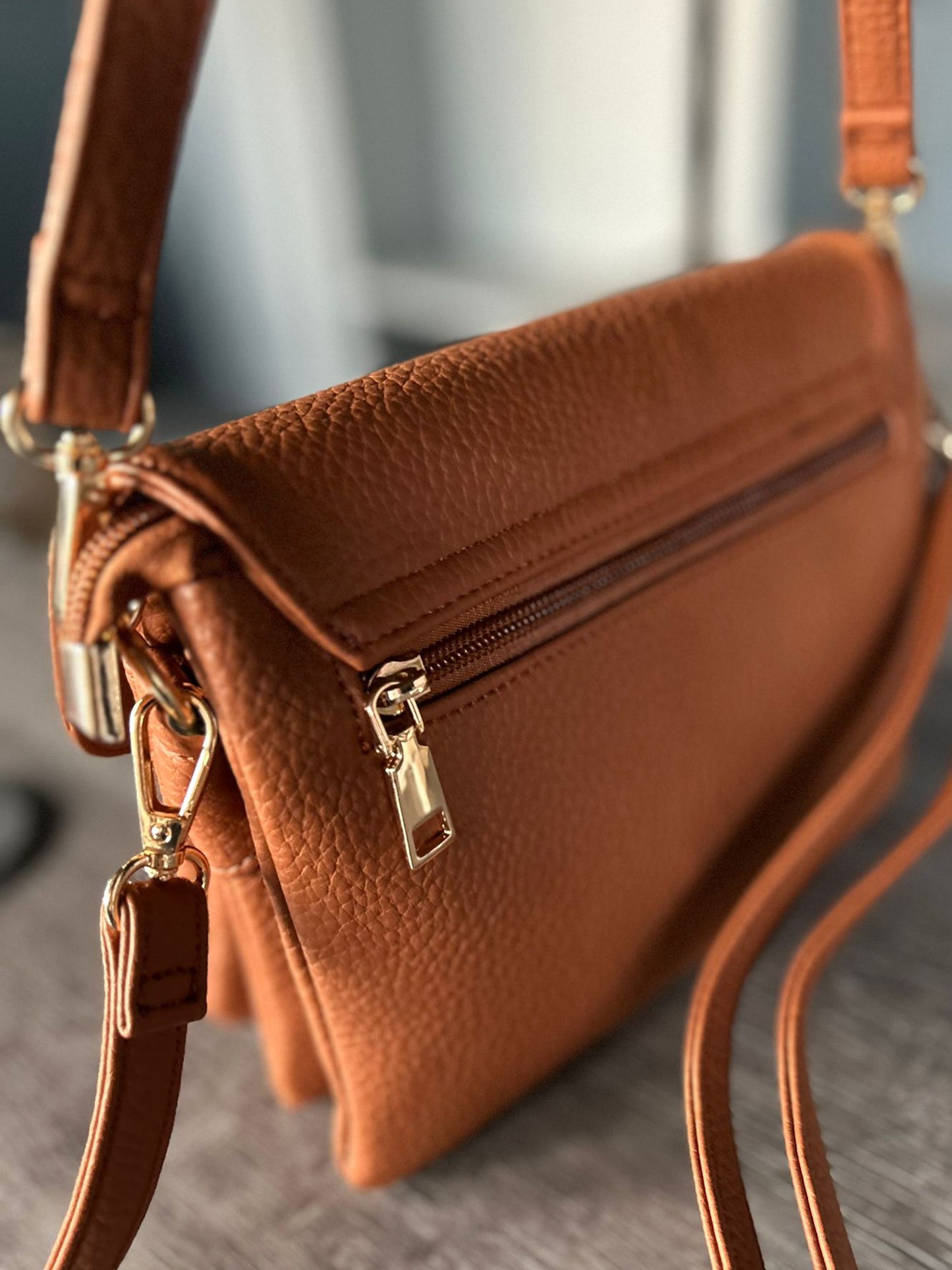 Nicola - Soft Faux Leather Shoulder / Crossbody Bag