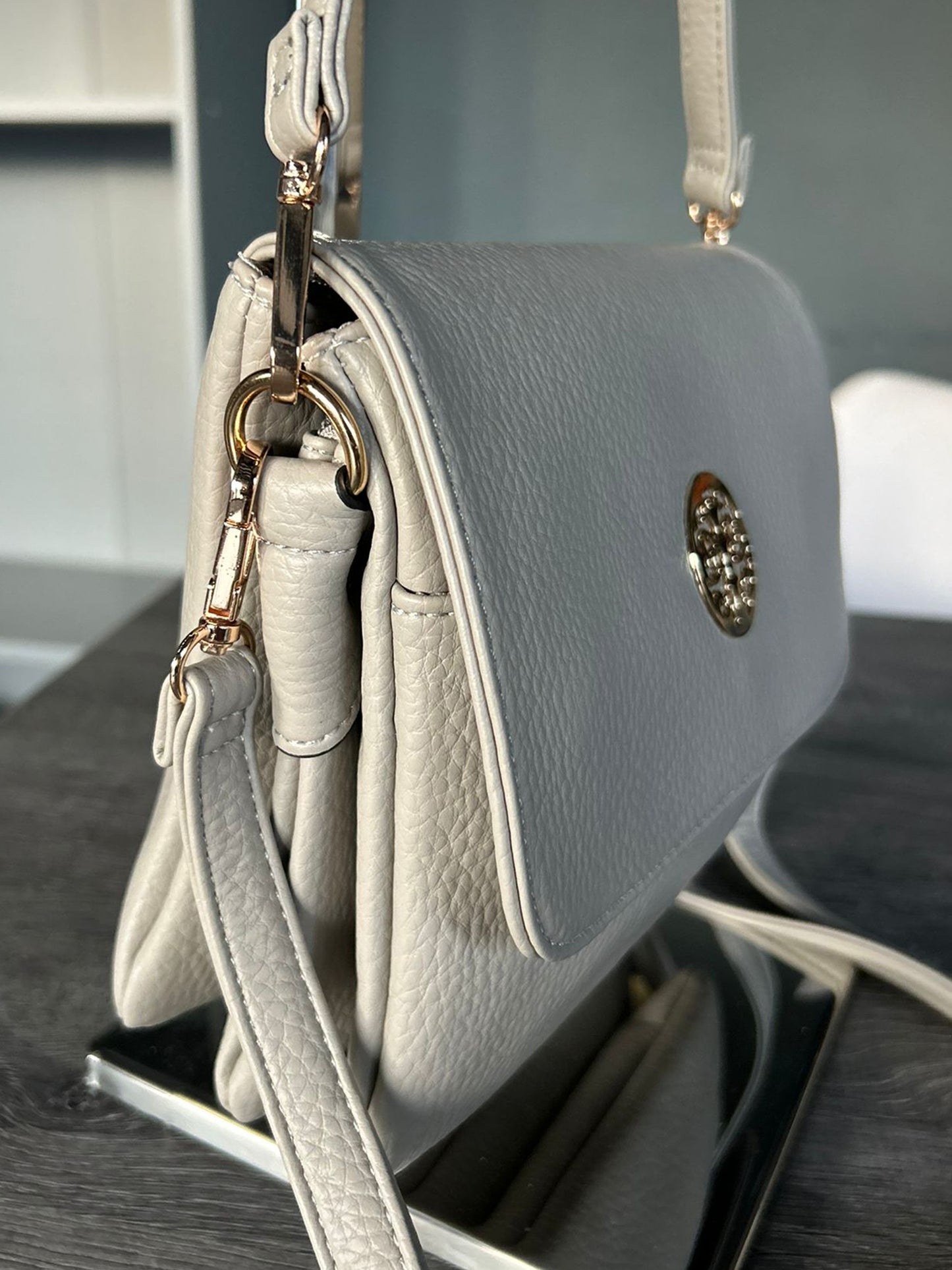 Nicola - Soft Faux Leather Shoulder / Crossbody Bag