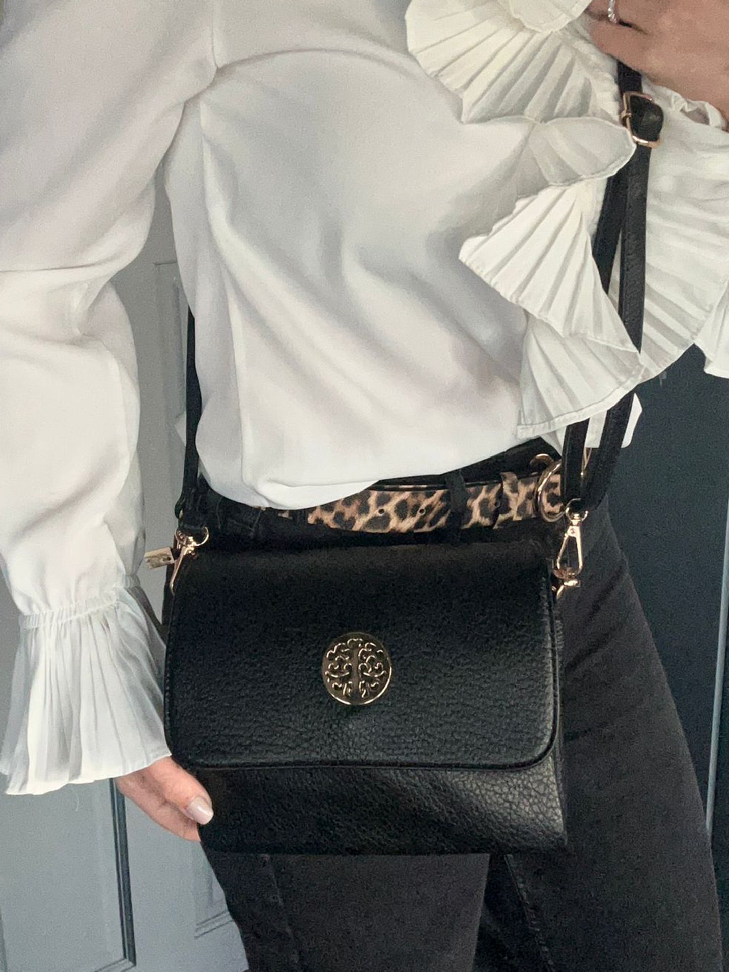 Nicola - Soft Faux Leather Shoulder / Crossbody Bag