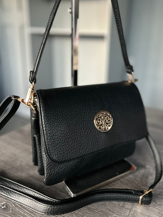 Nicola - Soft Faux Leather Shoulder / Crossbody Bag