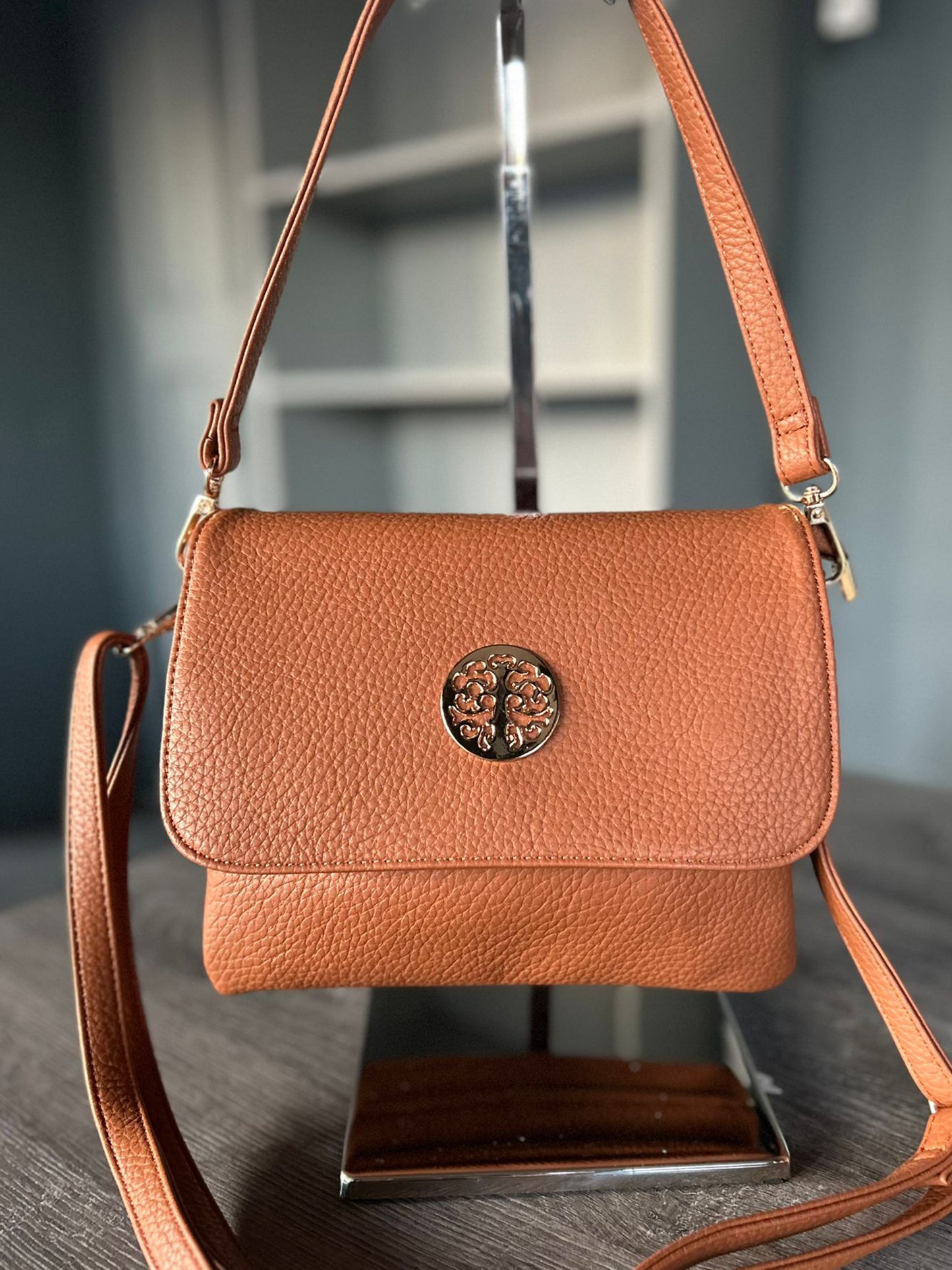 Nicola - Soft Faux Leather Shoulder / Crossbody Bag