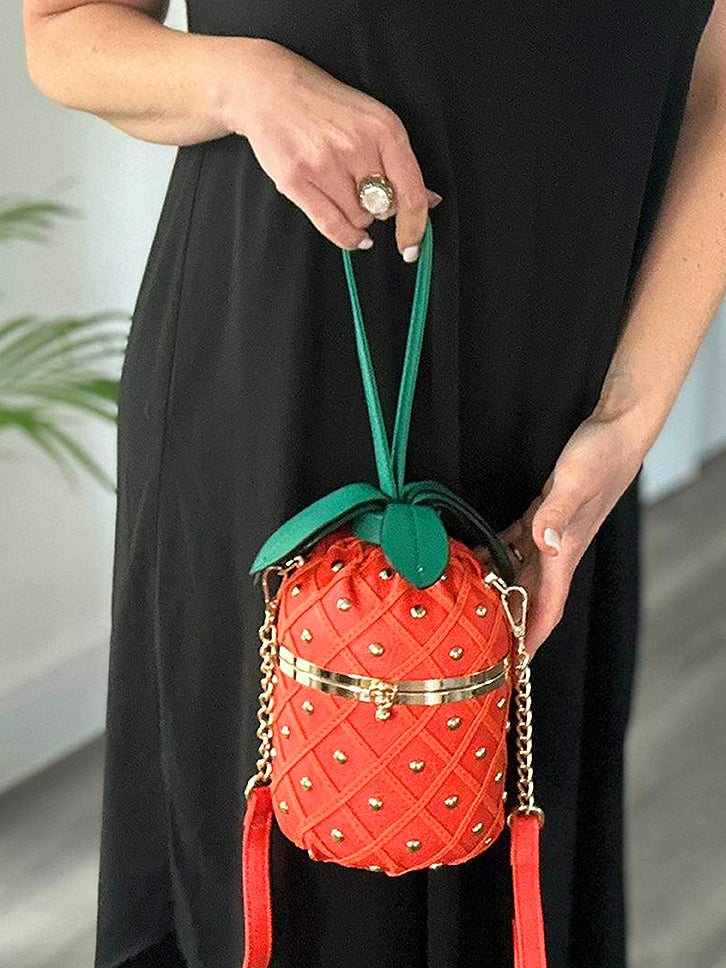 Pineapple - Faux Leather Bag