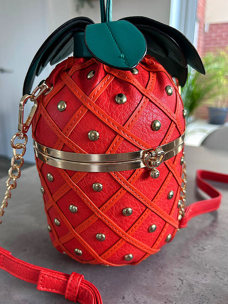 Pineapple - Faux Leather Bag