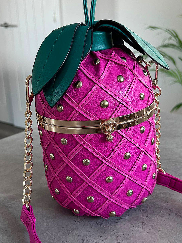 Pineapple - Faux Leather Bag