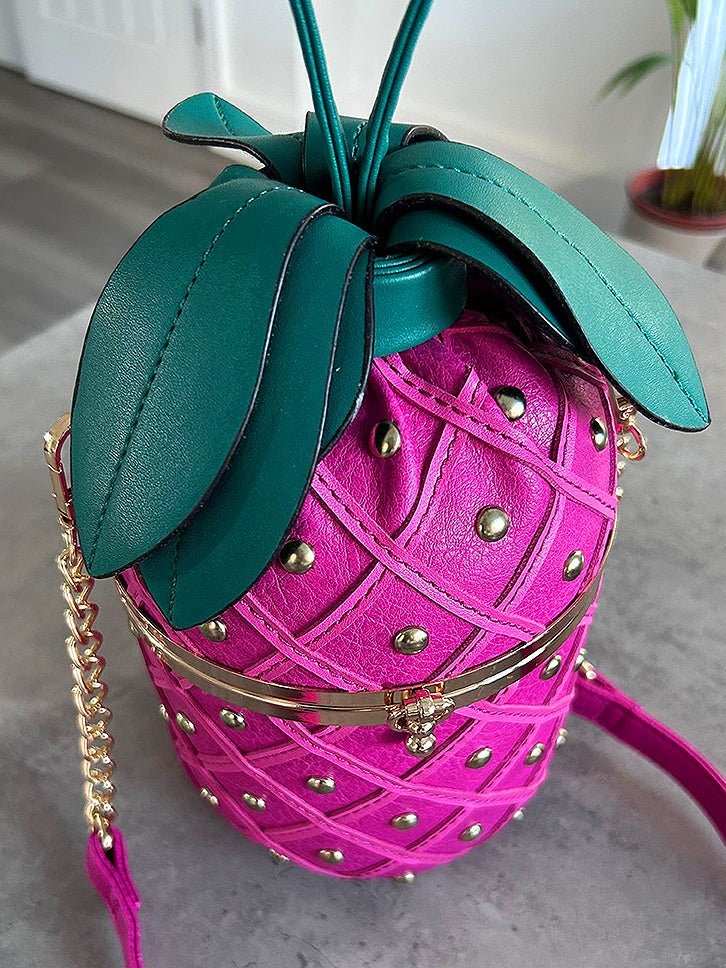 Pineapple - Faux Leather Bag