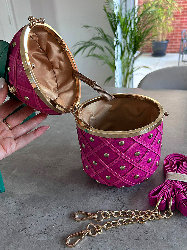 Pineapple - Faux Leather Bag