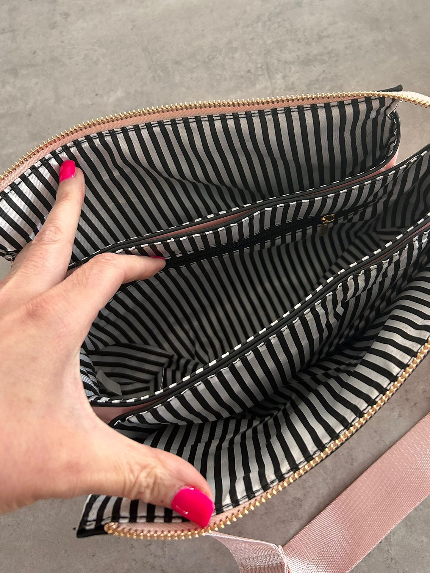 Sharni - Faux Leather Woven Crossbody Bag