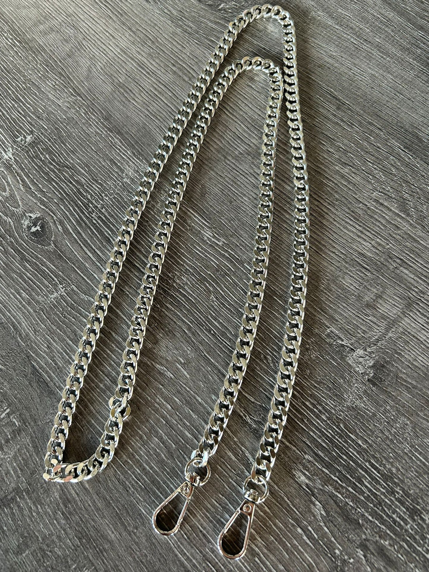 Silver / Gold Tone Chain Bag Strap