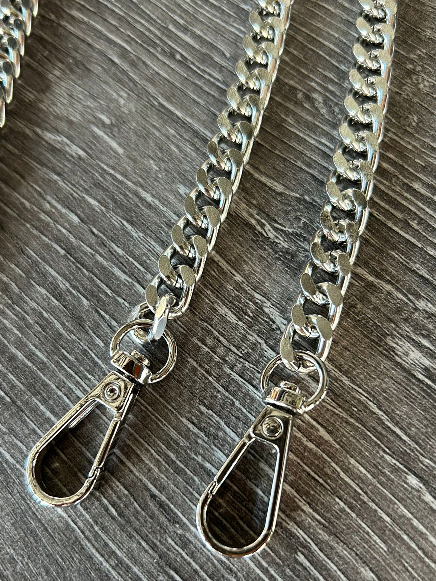 Silver / Gold Tone Chain Bag Strap