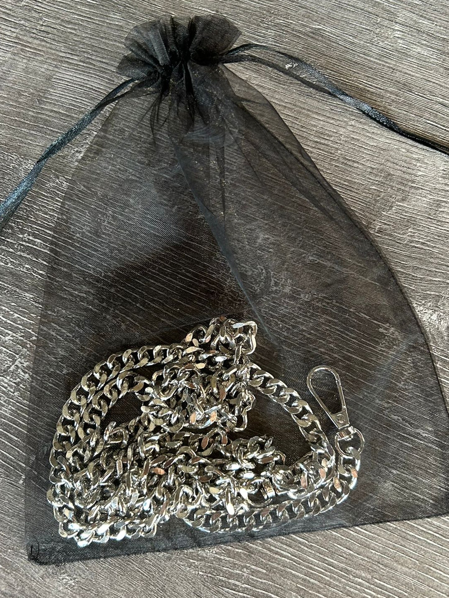 Silver / Gold Tone Chain Bag Strap
