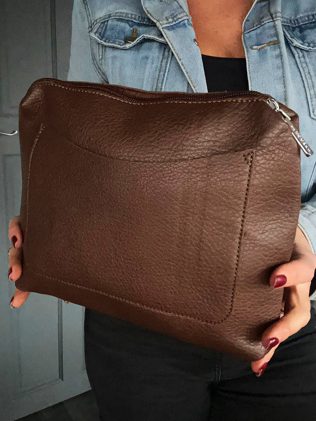 Sophia - Soft slouch shoulder bag with bag insert