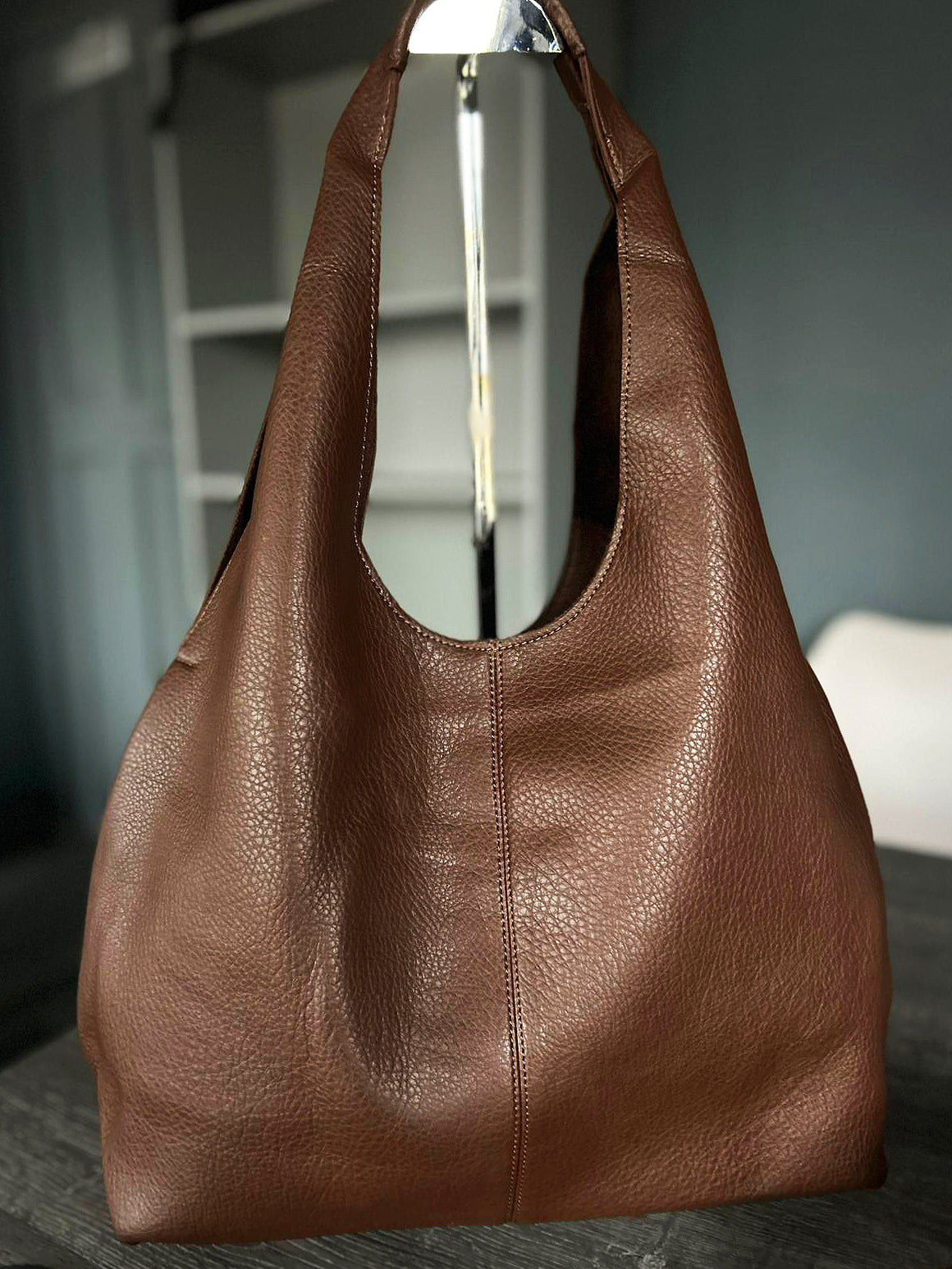 Sophia - Soft Slouch Shoulder Bag with Bag Insert