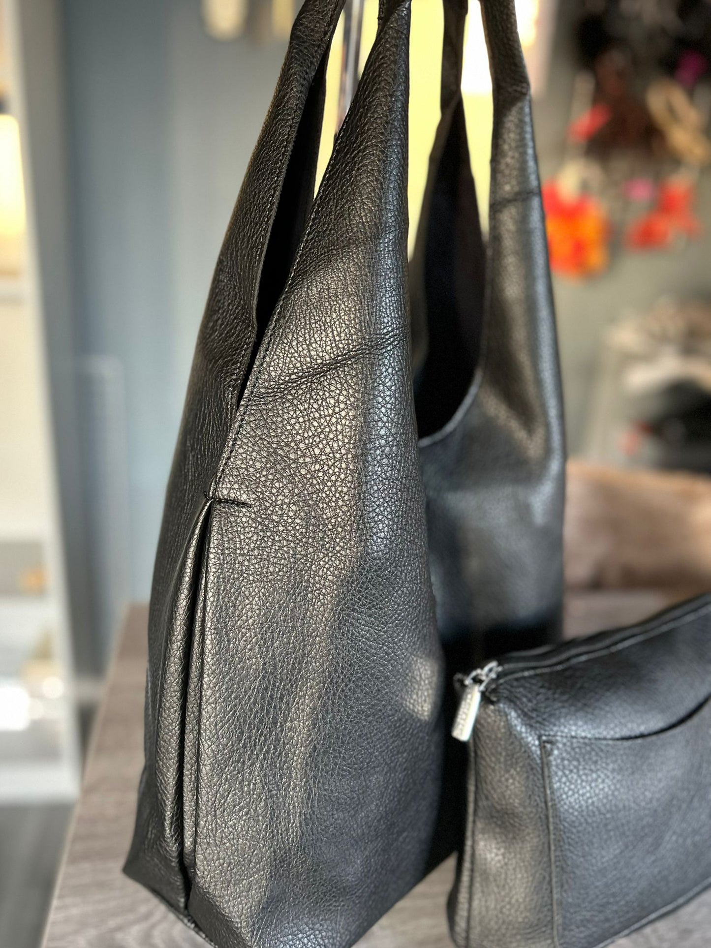 Sophia - Soft Slouch Shoulder Bag with Bag Insert