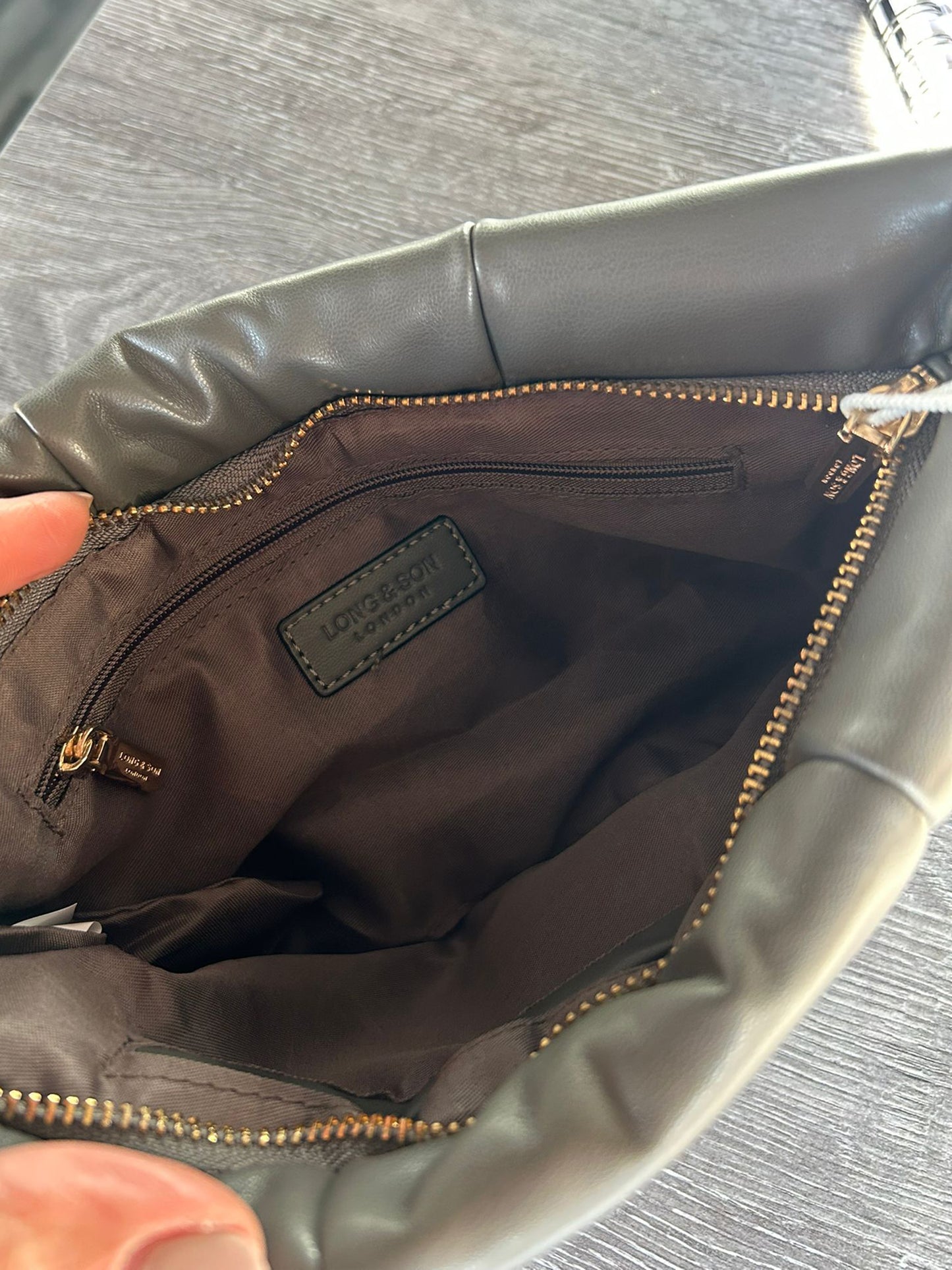 Tori - Faux Leather Soft Quilted Clutch Bag