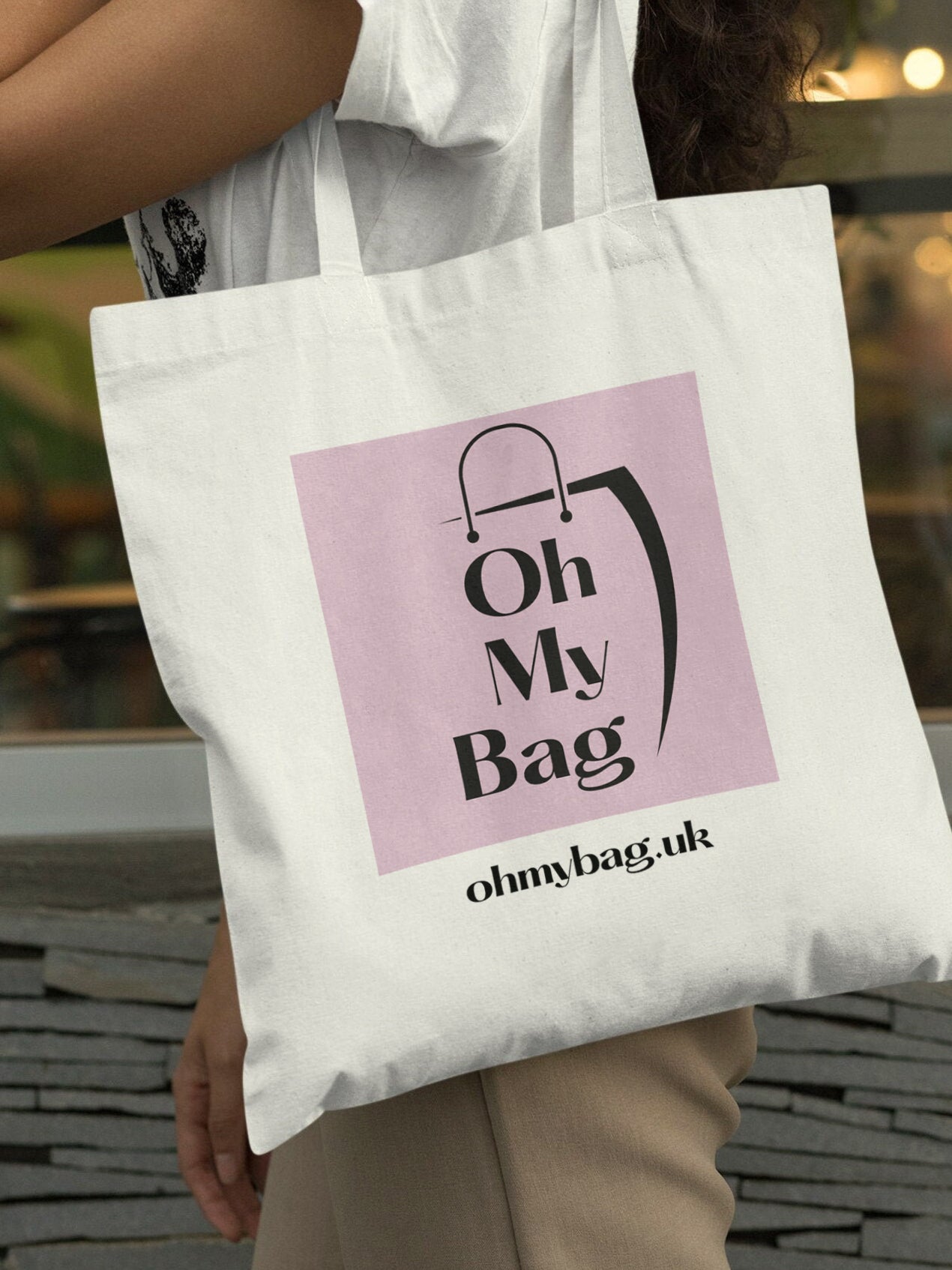 EXCLUSIVE! Oh My Bag recycled cotton tote shopper bag