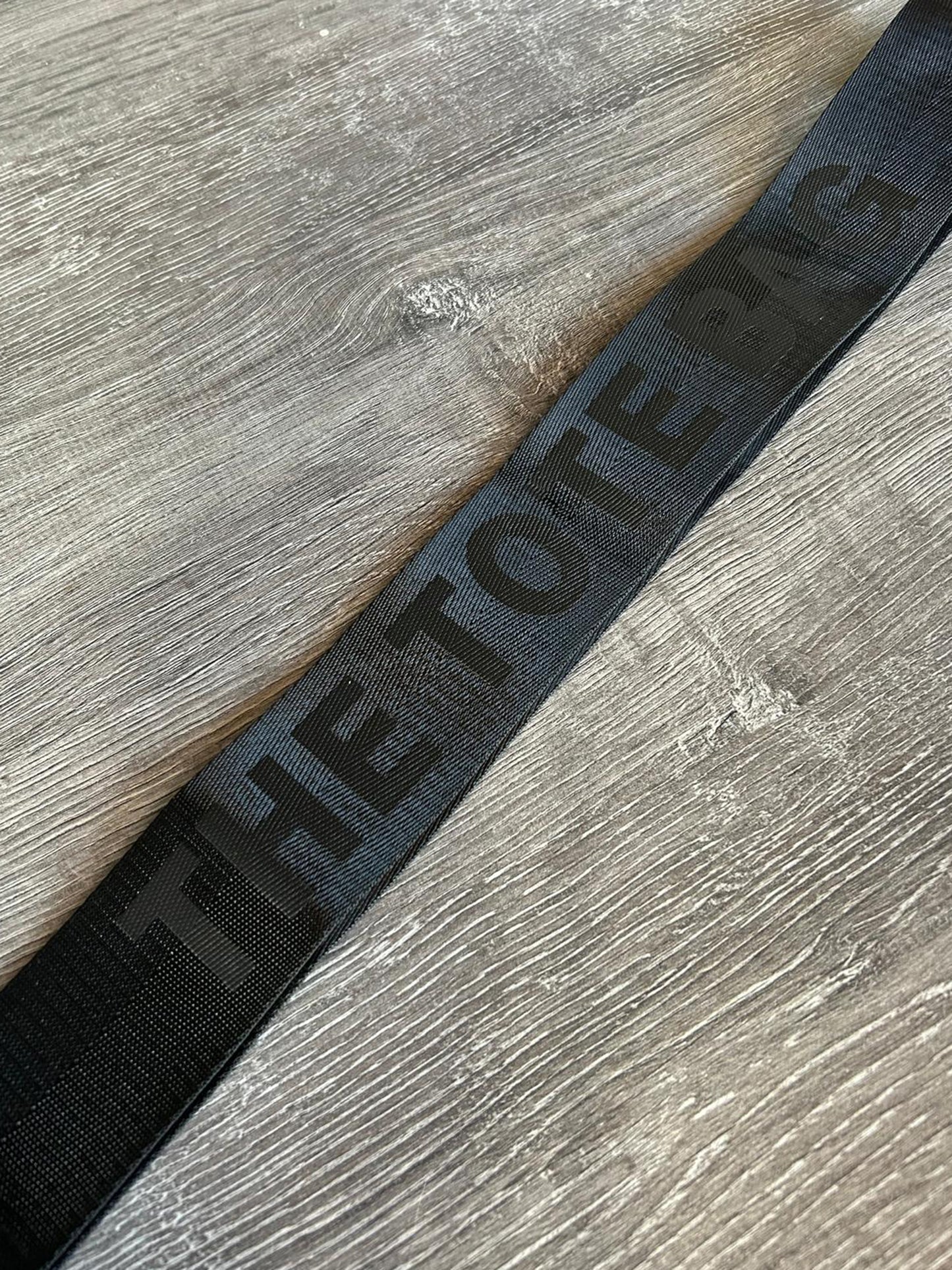 The Tote Bag - Black Long Fabric Strap