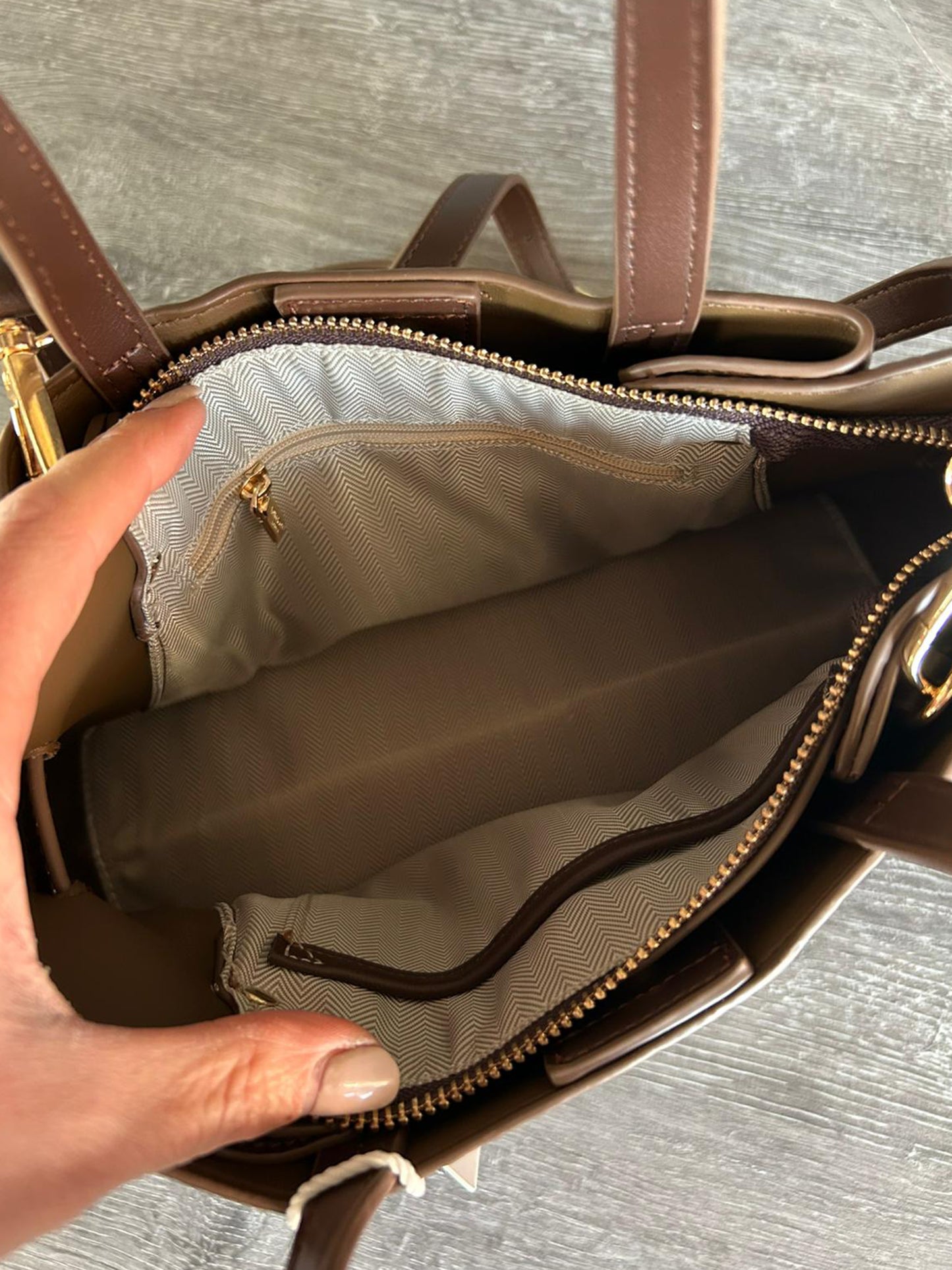 Victoria - Soft Faux Leather Buckle Handbag