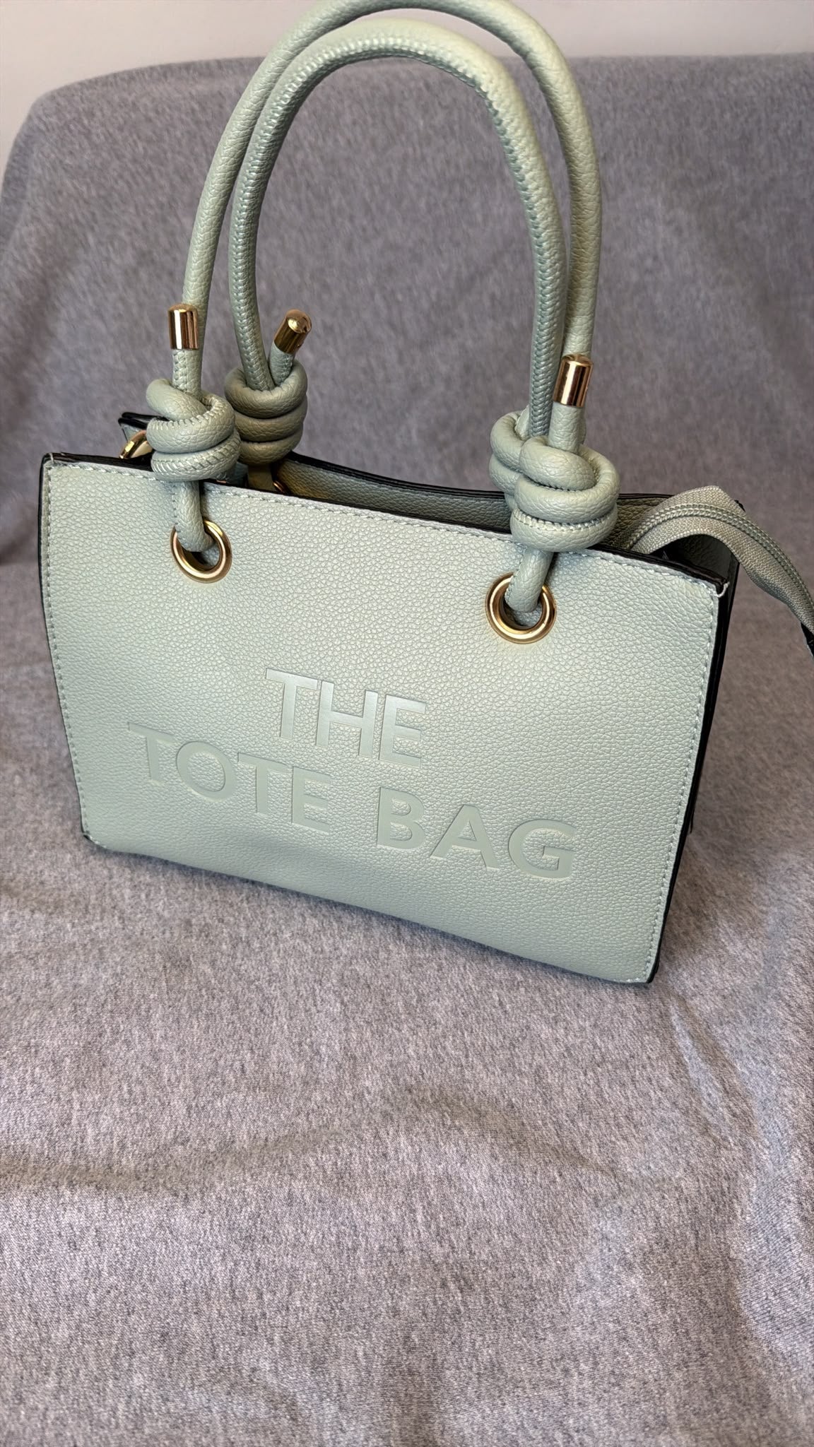 Katie - Knot Handle Tote Bag