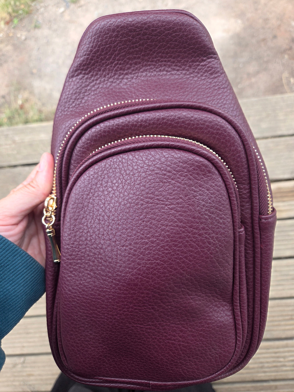 Heidi - Faux Leather Crossbody Backpack
