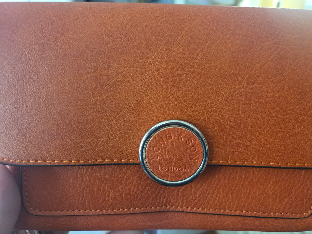 Dorothy - Small Faux Leather Crossbody Organiser Bag